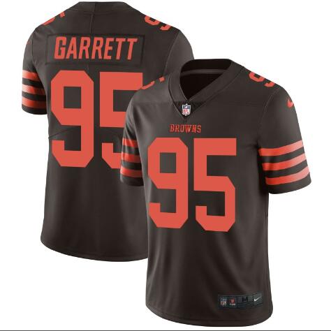 Men Cleveland Browns Myles Garrett Nike Brown Color Rush Game Jersey