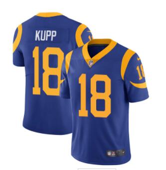 Nike Los Angeles Rams #18 Cooper Kupp Royal Blue Alternate Men's Stitched NFL Vapor Untouchable Limited Jersey