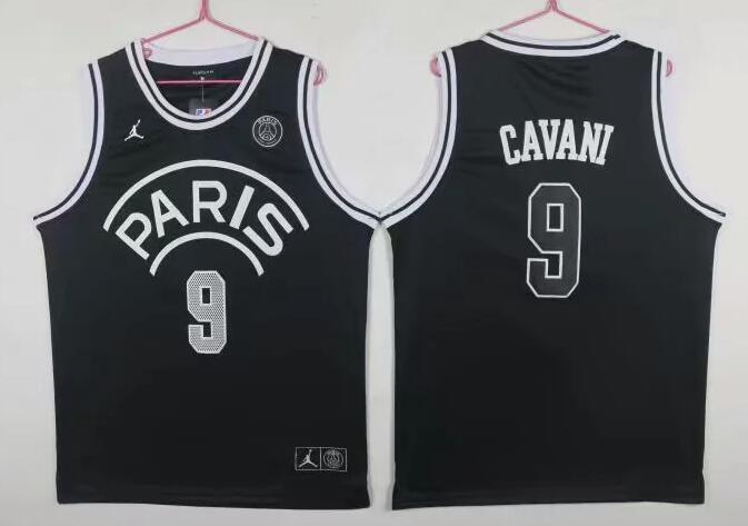 2019 Paris Saint-Germain and AJ Joint Series movie   9 CAVANI jerseys  Basketball jersey