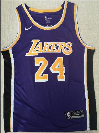 Nike Los Angeles Lakers #24 Kobe Bryant Purple NBA Swingman Statement Edition Jersey