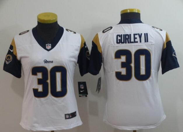 Women New Nike St.Louis Rams 30 Gurley ii  Jersey