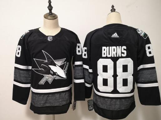 Men's San Jose Sharks Brent Burns 2019 NHL All-Star Black  Hockey Jersey