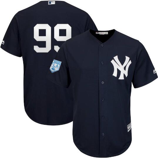 Aaron Judge New York Yankees Majestic 2019 Spring Training Cool Base Player Jersey – Navy