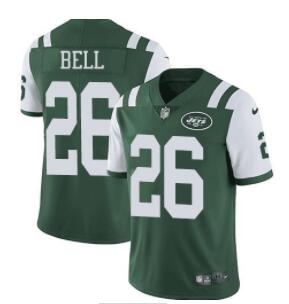 Nike New York Jets 26 Le'Veon Bell Green Vapor Untouchable Limited Jersey