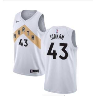 Nike Raptors #43 Pascal Siakam White NBA Swingman City Edition Jersey