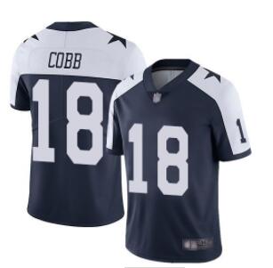 Men's Nike Cowboys 18 Randall Cobb Navy Throwback Vapor Untouchable Limited Jersey