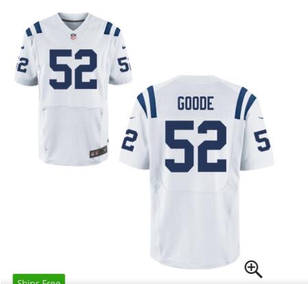 Men's Indianapolis Colts Najee Goode NFL White Jersey