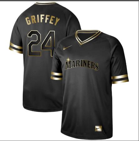 Men's Seattle Mariners Ken Griffey Jr.  Black Jersey