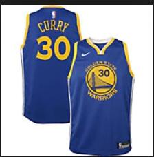 Men Golden State Warriors Stephen Curry #30 Royal Dri-FIT Swingman Jersey