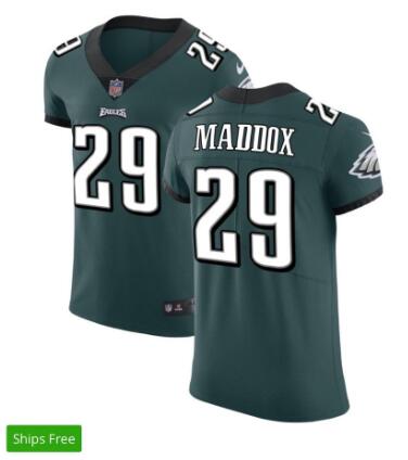 Nike Philadelphia Eagles #29 Avonte Maddox Midnight Green Team Color Men's Stitched NFL Vapor Untouchable Limited Jersey