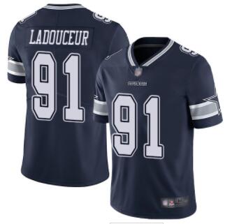 Dallas Cowboys #91 L. P. Ladouceur Men's Navy Blue Home Limited Vapor Untouchable Football Jersey
