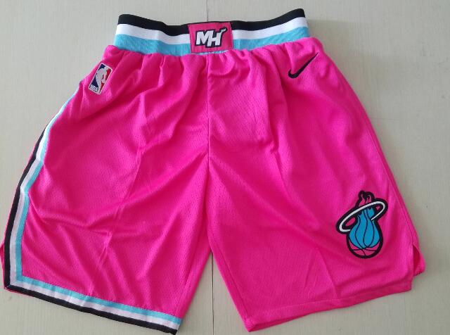 Miami Heat Men's Pink Shorts