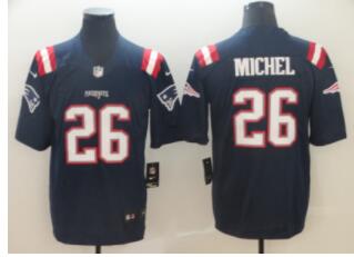 Nike New England Patriots 26 Sony Michel Navy Color Rush Limited Jersey