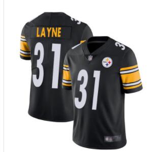 Steelers #31 Justin Layne Black Team Color Men's Stitched Football Vapor Untouchable Limited Jersey custom about 2 days