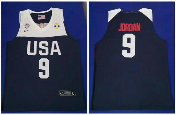 2019 World Cup Basketball Team USA  9 Jordan Jersey for Men