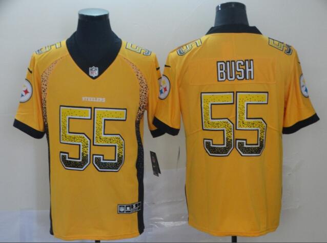 Men's Pittsburgh Steelers #55 Devin Bush Fashion Jersey