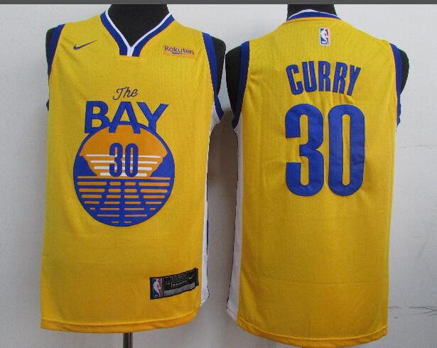 Warriors #30 Stephen Curry Men Jersey