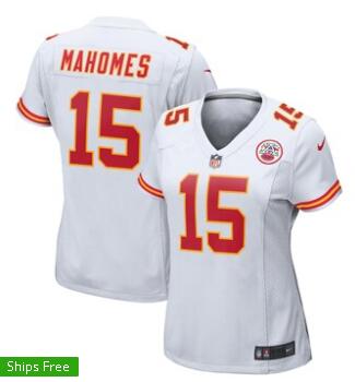 Women's Kansas City Chiefs Patrick Mahomes Nike White Player Game Jersey