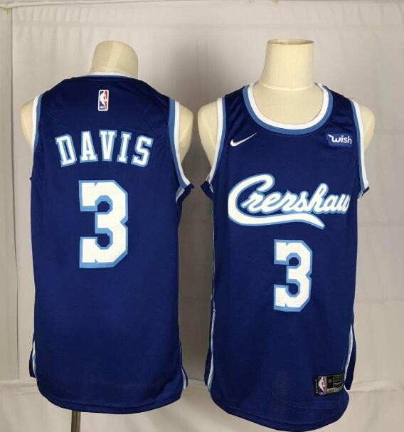 Crenshaw  Men #3 Anthony Davis  Jersey