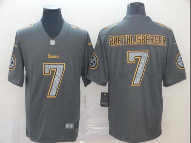 Nike Steelers 7 Ben Roethlisberger  Men Fashion Jersey