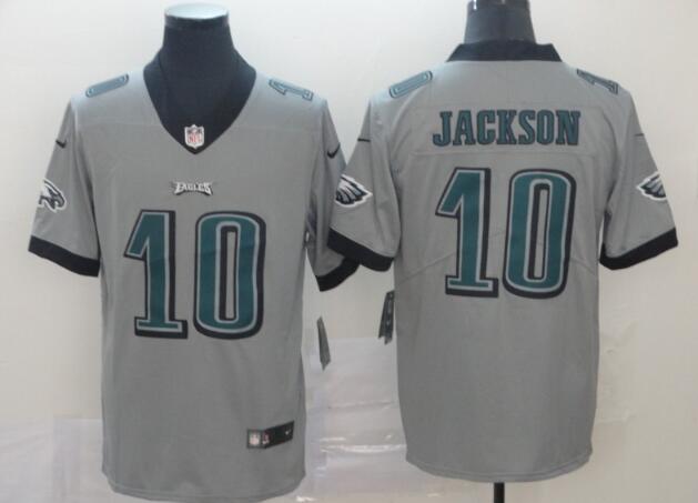 Nike Eagles #10 DeSean Jackson Silver men's Stitched NFL Limited Inverted Legend   Jersey