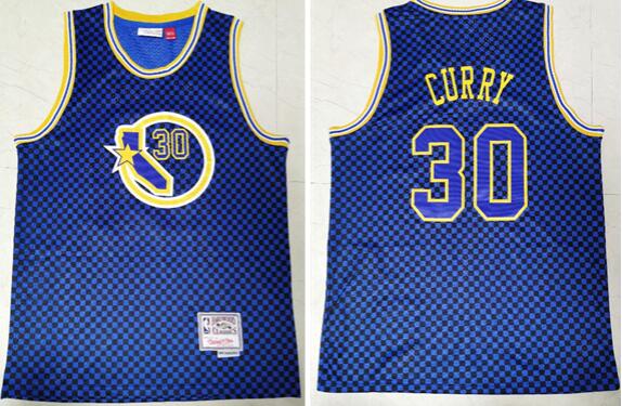 Warriors #30 Stephen Curry Basketball Throwback Jersey