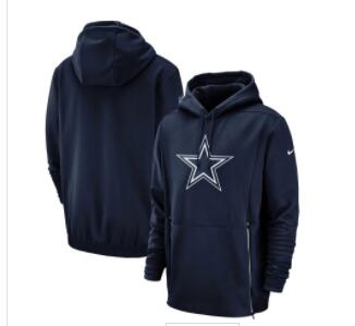 Dallas Cowboys Nike Sideline Performance Player Pullover Hoodie Navy