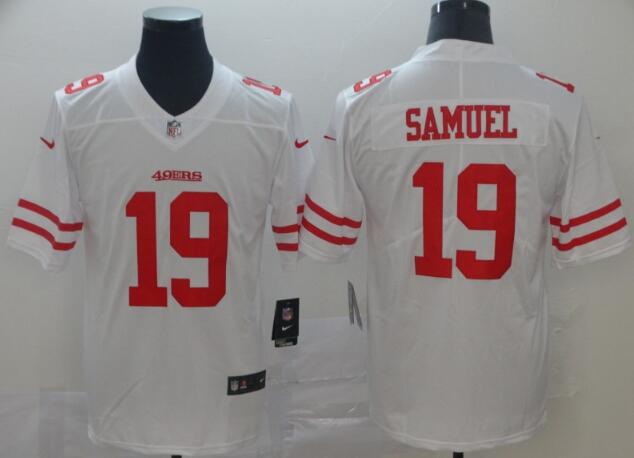 Nike Men's 49ers #19 Deebo Samuel White Stitched NFL Limited Jersey