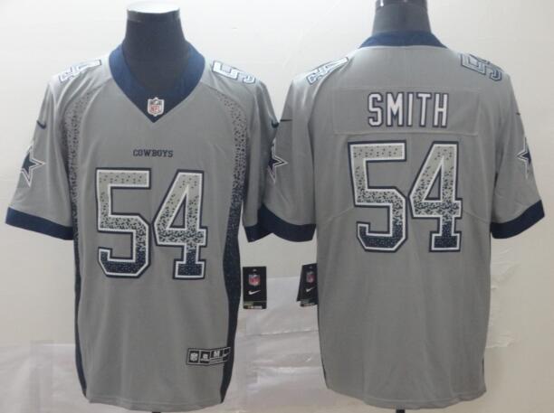 Fashion Men's Dallas Cowboys Jaylon Smith Nike Gray Jersey