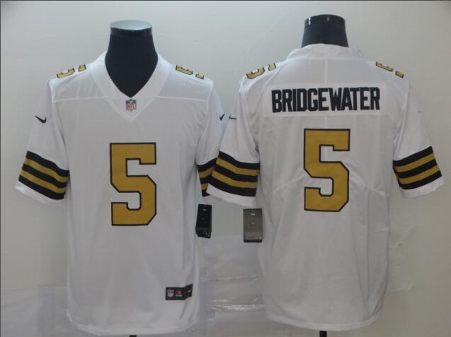 Nike Saints 5 Teddy Bridgewater White Stitched Jesey 2