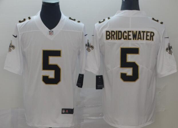 Nike Saints 5 Teddy Bridgewater White Stitched Jesey