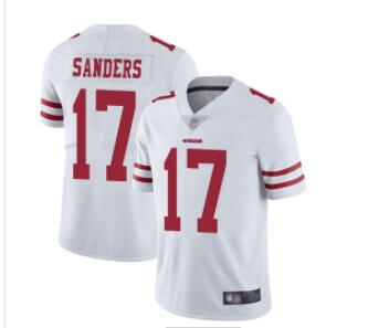 49ers #17 Emmanuel Sanders White Men's Stitched Football Vapor Untouchable Limited Jersey