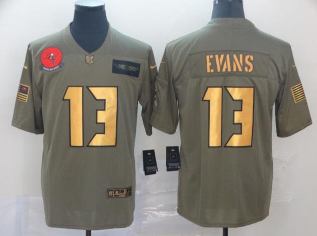 Men Tampa Bay Buccaneers 13 Evans Green Nike Jerseys