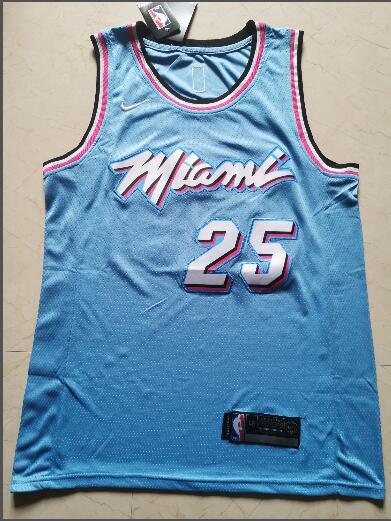 Men's Miami Heat #25 kendrick nunn Stitched Jersey City Edition