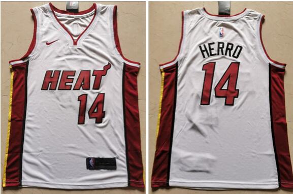 Men Miami Heat Tyler Herro   White Stitched Jersey