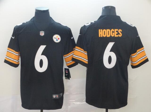 Nike Steelers #6 Devlin Hodges Black Team Color Men's Stitched NFL Vapor Untouchable Limited Jersey