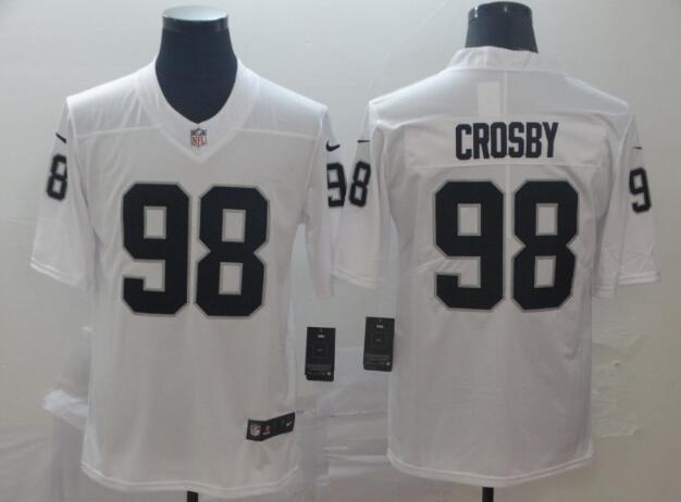 Men's Oakland Raiders Maxx Crosby NFL White Jersey