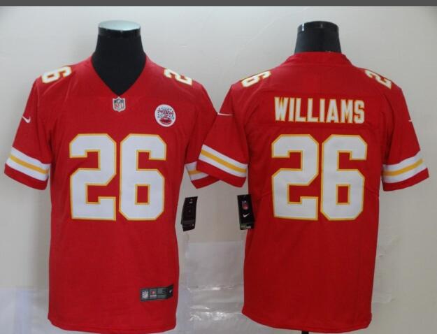 Nike Chiefs #26 Damien Williams Men's Stitched NFL  Jersey