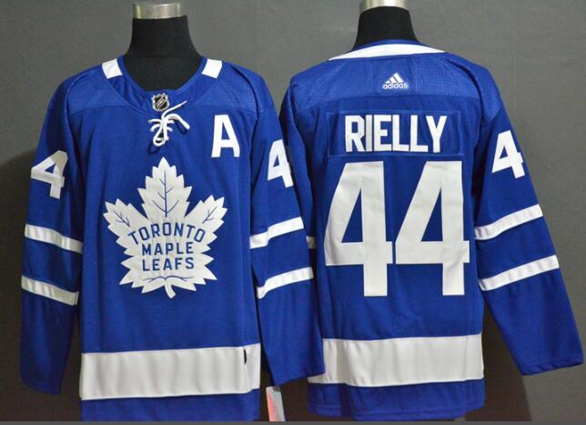 Adidas Toronto Maple Leafs #44 Morgan Rielly Blue Home Authentic Stitched NHL Jersey-003