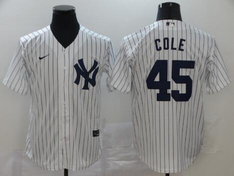 Men's New York Yankees Gerrit Cole Nike White  Jersey