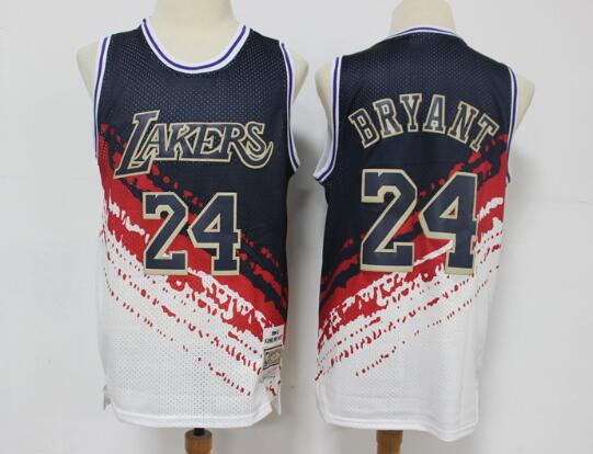 Los Angeles Lakers #24 Kobe Bryant Men Independence Day Limited Jersey