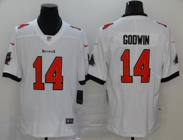 Men's Tampa Bay Buccaneers Chris Godwin Nike White Vapor Limited Jersey