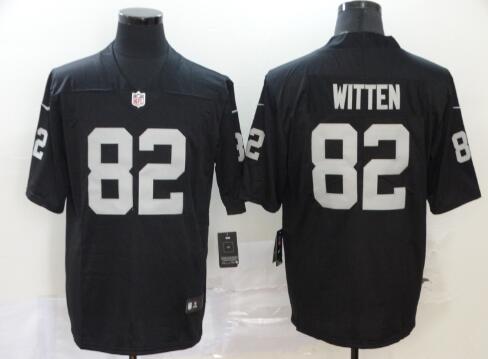 Men's Las Vegas Raiders Jason Witten Stitched Jersey - Black