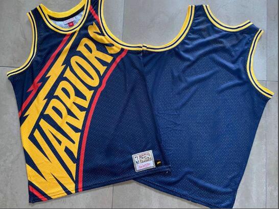 Mitchell & Ness Men's Golden State Warriors Big Face Jersey