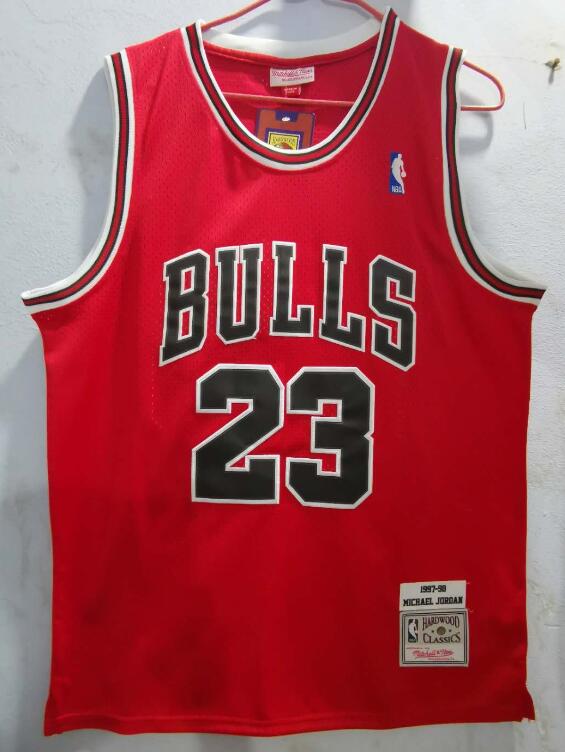 Michael Jordan Chicago Bulls Mitchell & Ness 1997-98 Hardwood Classics Men Stitched Jersey