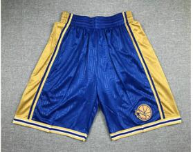 Men's Golden State Warriors Blue Hardwood Classics Soul Swingman Throwback Jersey