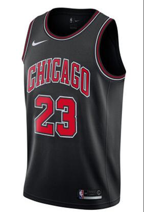 Nke Michael Jordan Chicago Bulls  Men Black Stitched Jersey