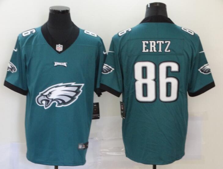 Men's Philadelphia Eagles #86 Zach Ertz Midnight Green 2020 Big Logo Vapor Untouchable Stitched NFL Nike Fashion Limited Jersey