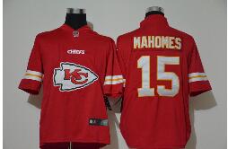 Men's Kansas City Chiefs #15 Patrick Mahomes Red 2020 Big Logo Vapor Untouchable Stitched NFL Nike Fashion Limited Jersey