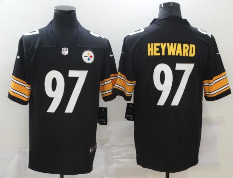 Men's Steelers Cameron Heyward Black Jersey Stitched